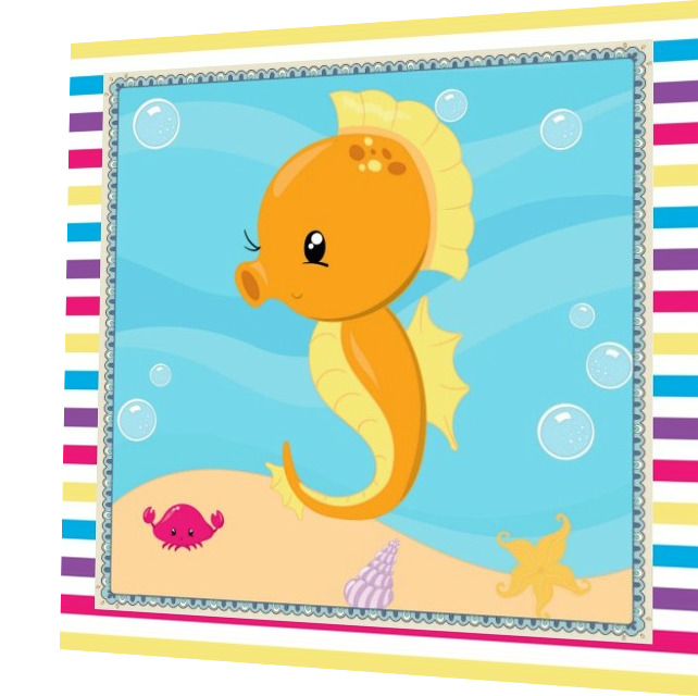 BAVLNĚNÝ PANEL -  32 x 32 cm LP238