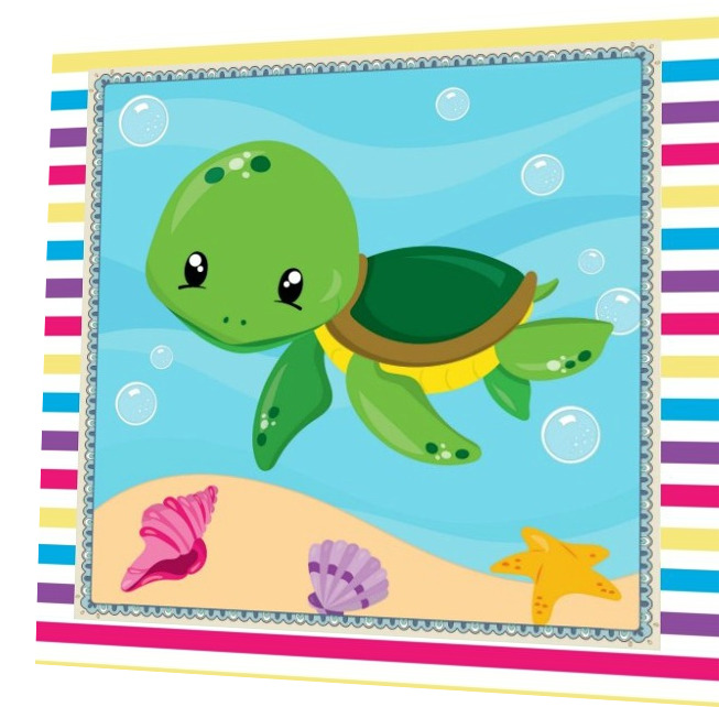 BAVLNĚNÝ PANEL -  32 x 32 cm LP242