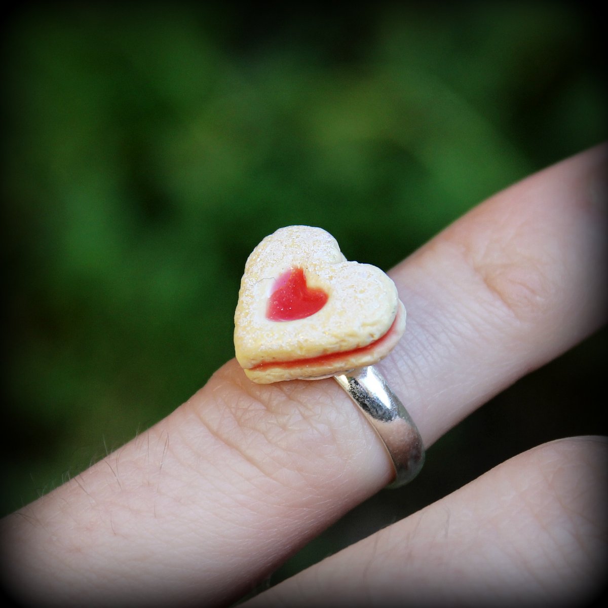 Linecké srdíčko dětský prstýnek 