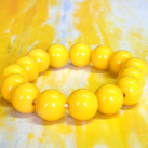 Žlutý retro náramek