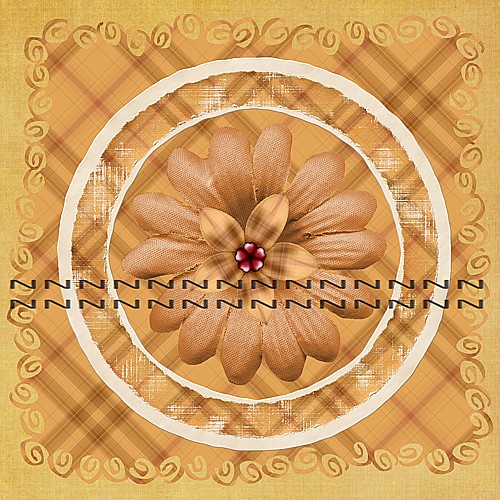 Bavlněná látka - panel  M390