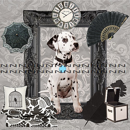 Bavlněná látka - panel  M412