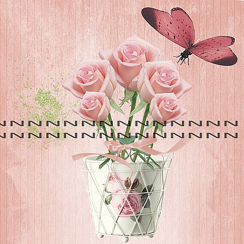 Bavlněná látka - panel  M607