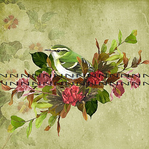 Bavlněná látka - panel  M613