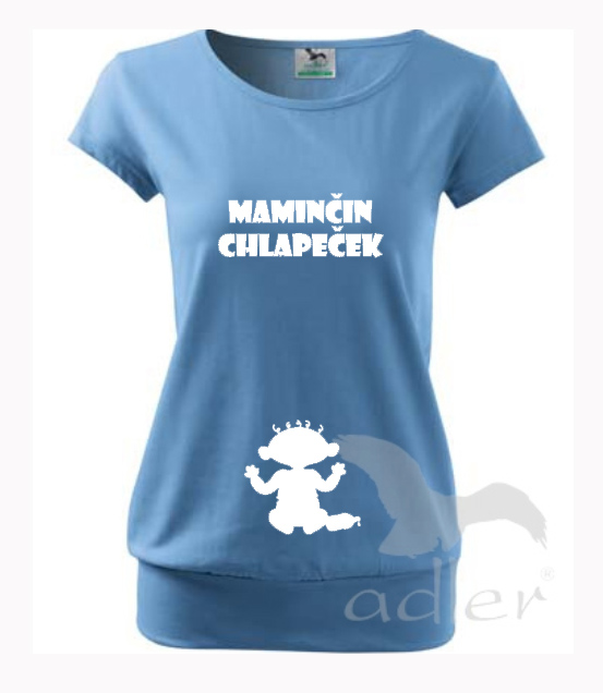 Těhotenské triko - Maminčin chlapeček