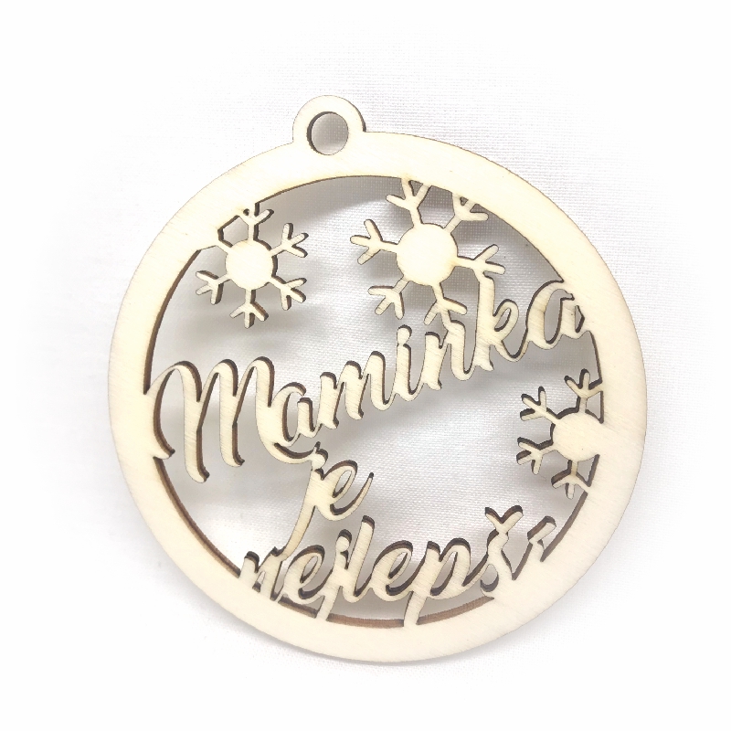 Ozdoba na stromeček - Maminka - W216