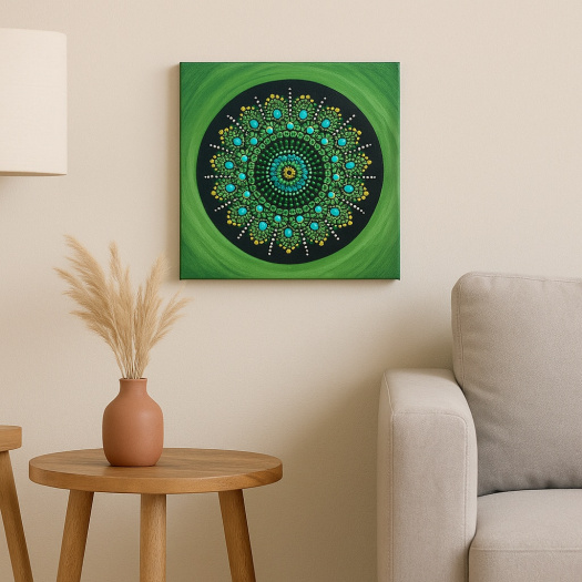 Malovaná mandala - Harmonie