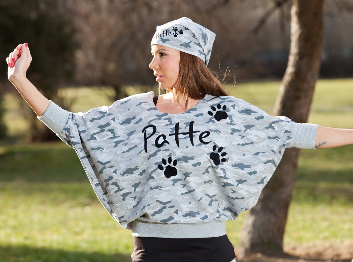  Mikina s maskáčovým vzorem