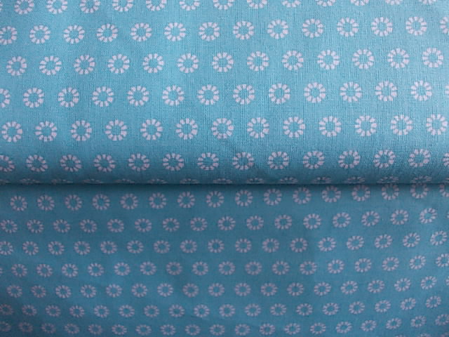 100 % BAVLNA - kroužkové kytičky