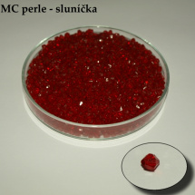 Sluníčka, 4 mm, Red, 100 ks 