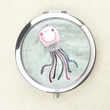 Kapesní zrcátko - medúza