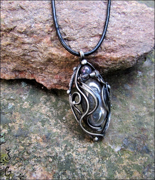 Náhrdelník - aquaaura