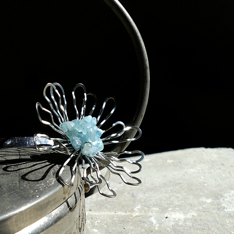 Čelenka Aquamarine blue