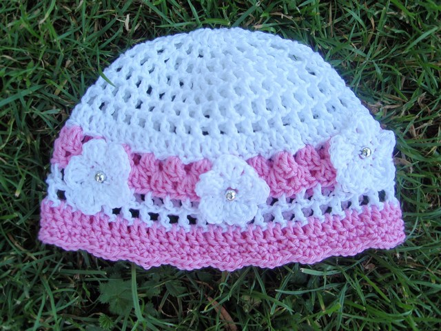 háčkovaná čepice,čepička,klobouček