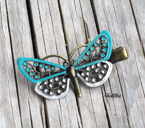 Spona do vlasů motýlková 4