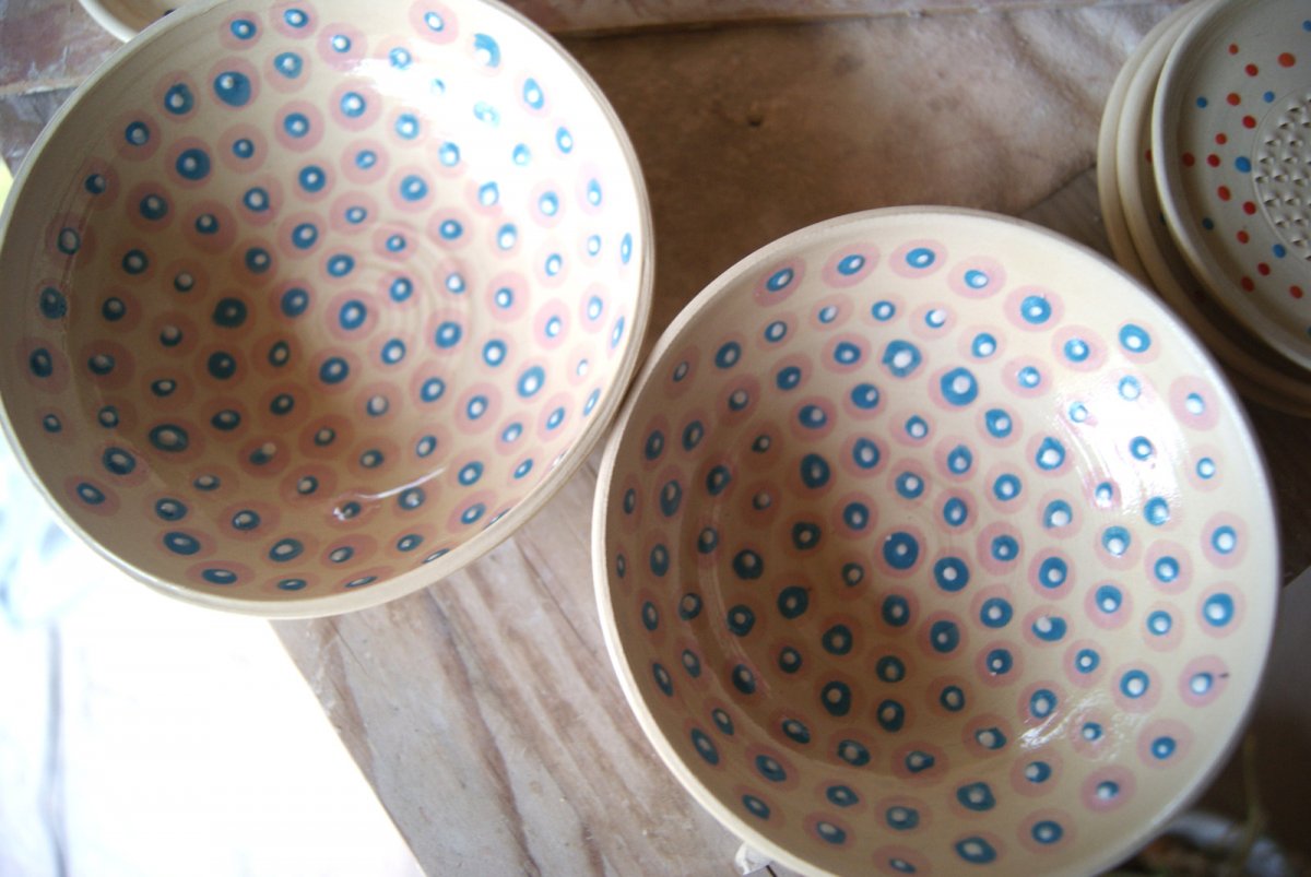 Keramika od Kateřinky - MISKA S PUNTÍKY