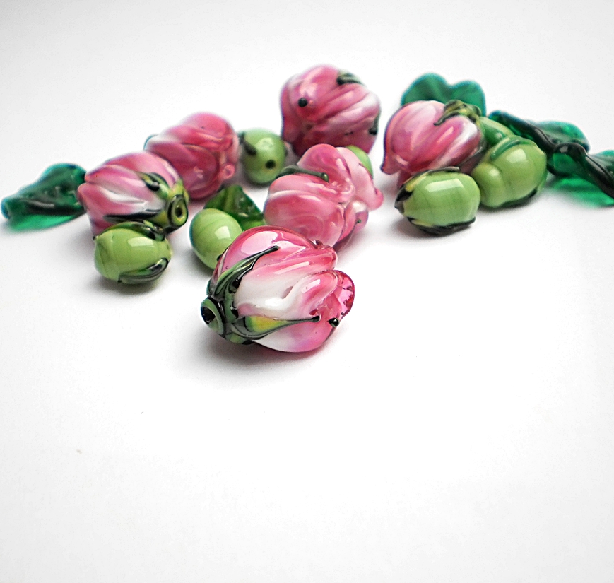 Vinutá skleněná perla 