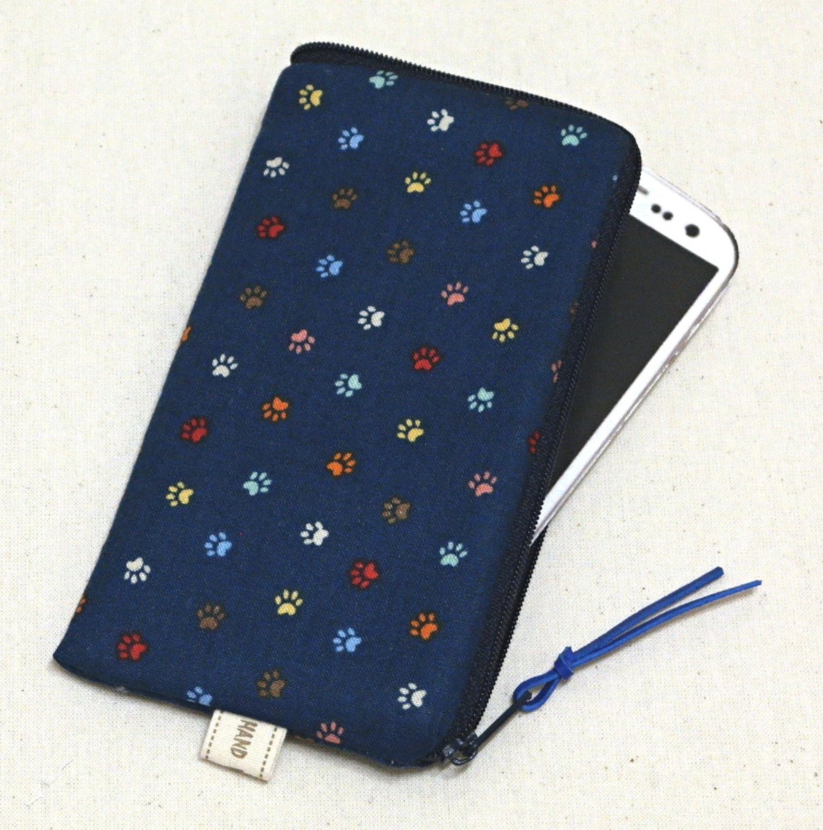 TLAPKY NA MODRÉ - obal na mobil