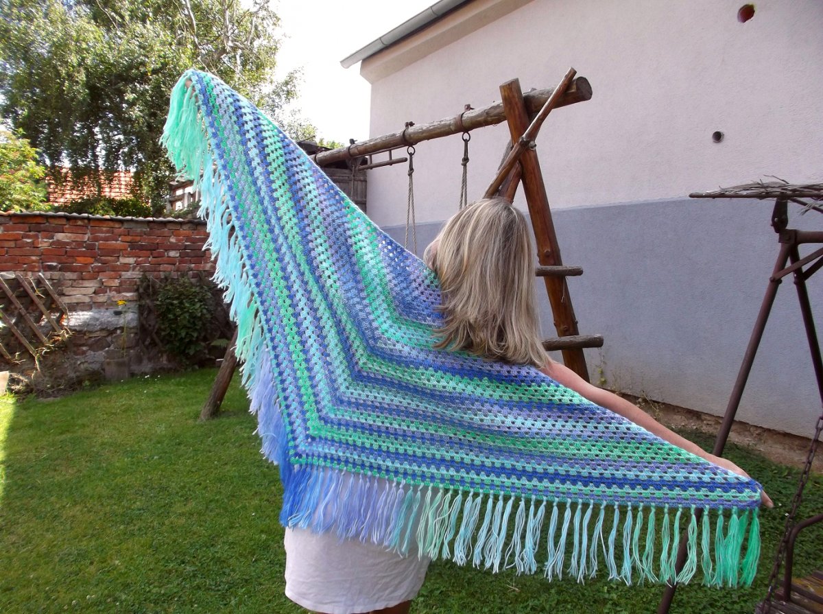 Obloha v trávě - pléd (SLEVA!)