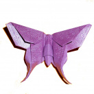 Motýlí origami brož