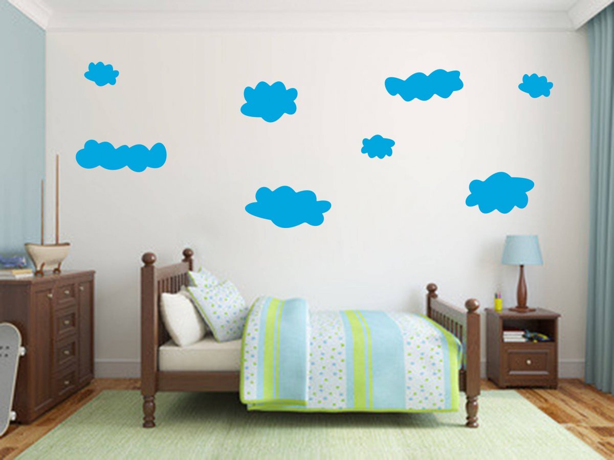 Mráčky - samolepky nejen na zeď