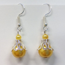 Zlaté perly s kaplíky