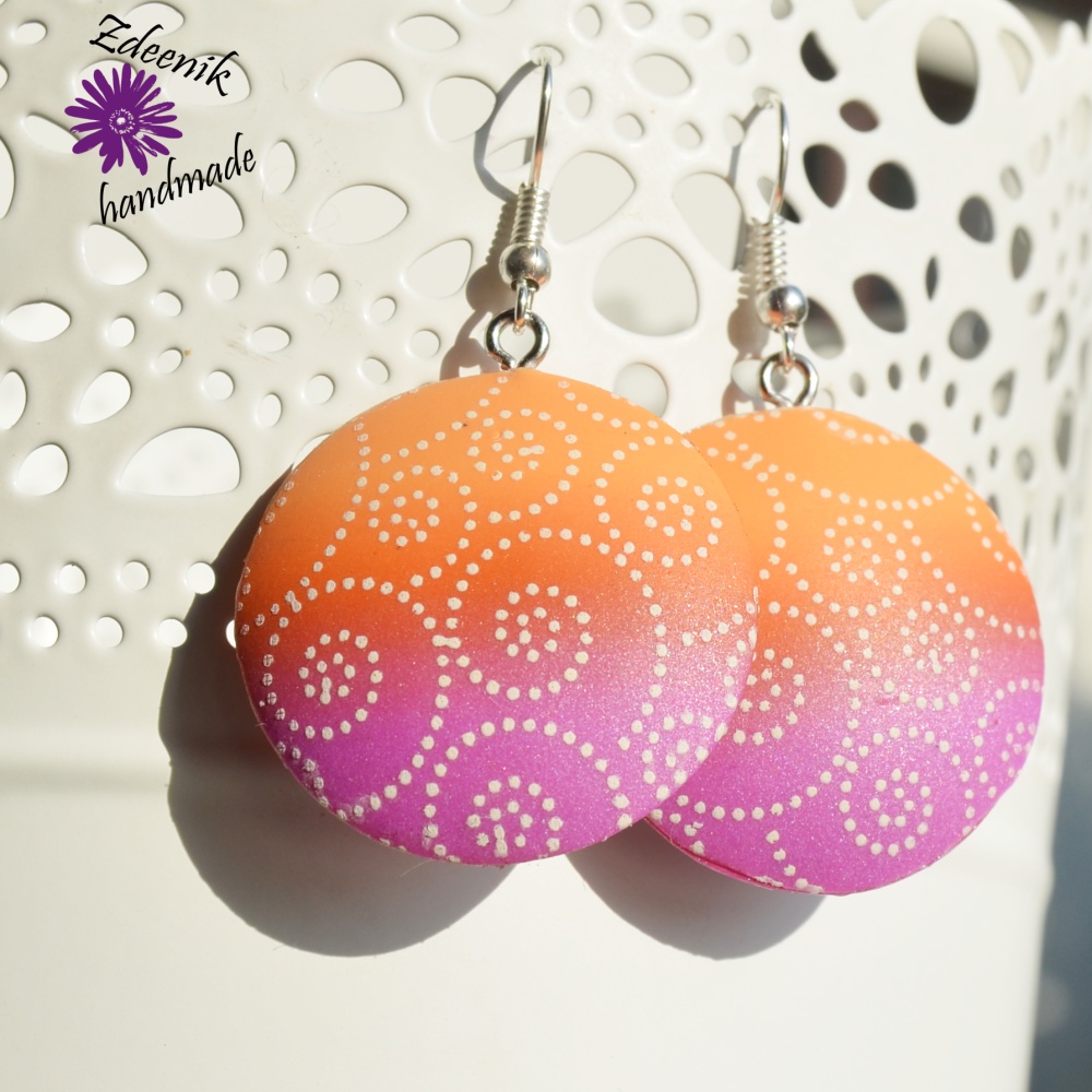 Oranžovo-růžové lentilky  