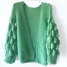 Kardigan pletený dámský oversize Bubble sweater