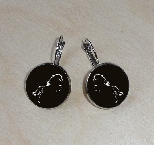 Náušnice z pryskyřice