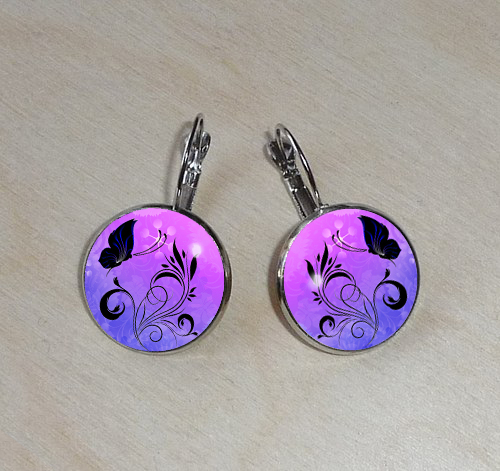 Náušnice z pryskyřice