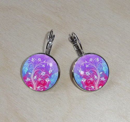 Náušnice z pryskyřice