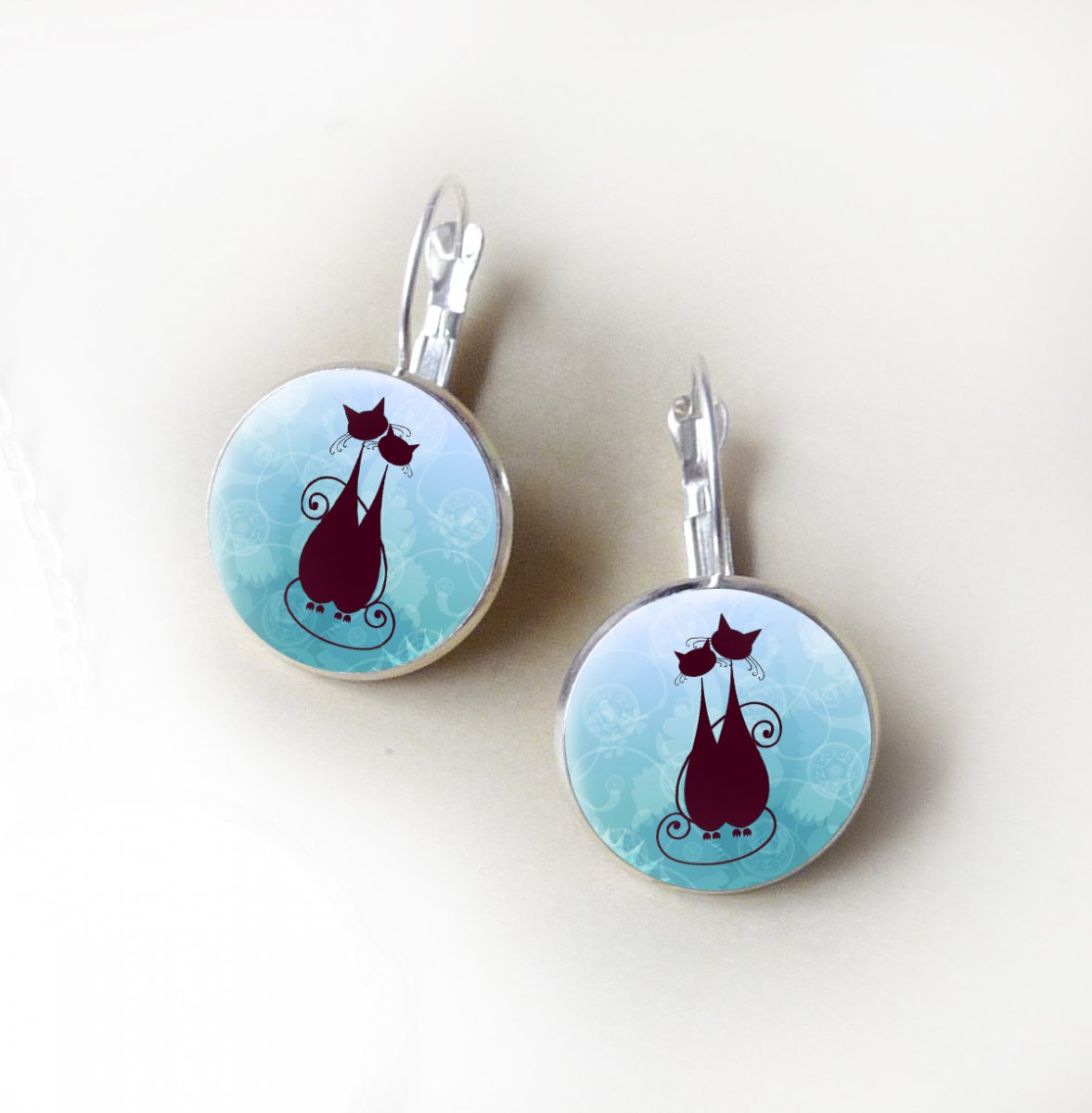 Náušnice z pryskyřice