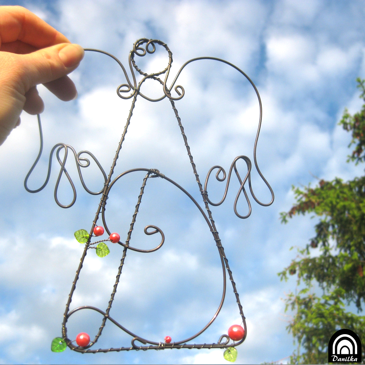 Anděl, osobní s monogramem