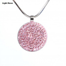 Luxusní Náhrdelník se Swarovski® crystals Kruh 18 Light Rose