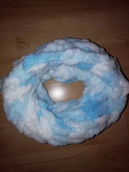 Měkký pletený nákrčník puffy barva na přání 