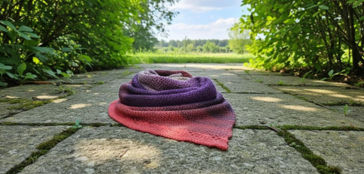 Háčkovaný šátek od cípu