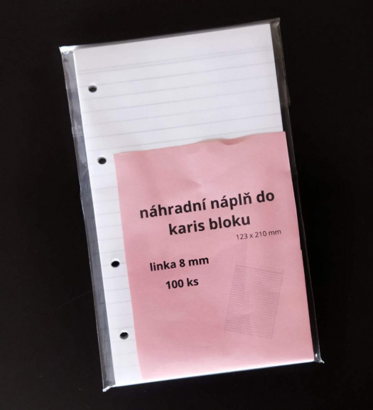 Náhradní náplň do karis bloků 