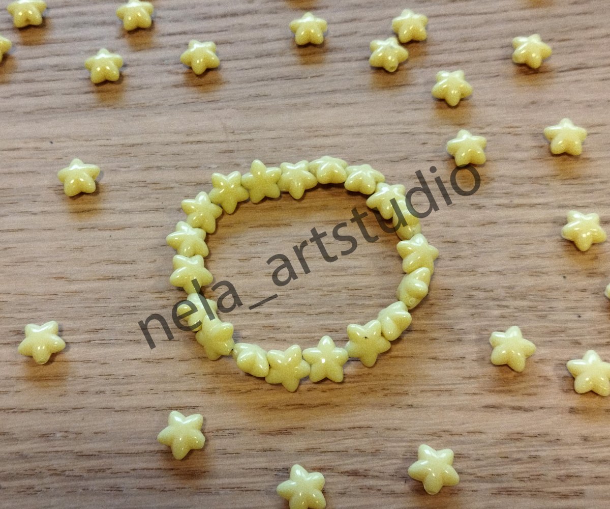 Náramek hvězda žlutý