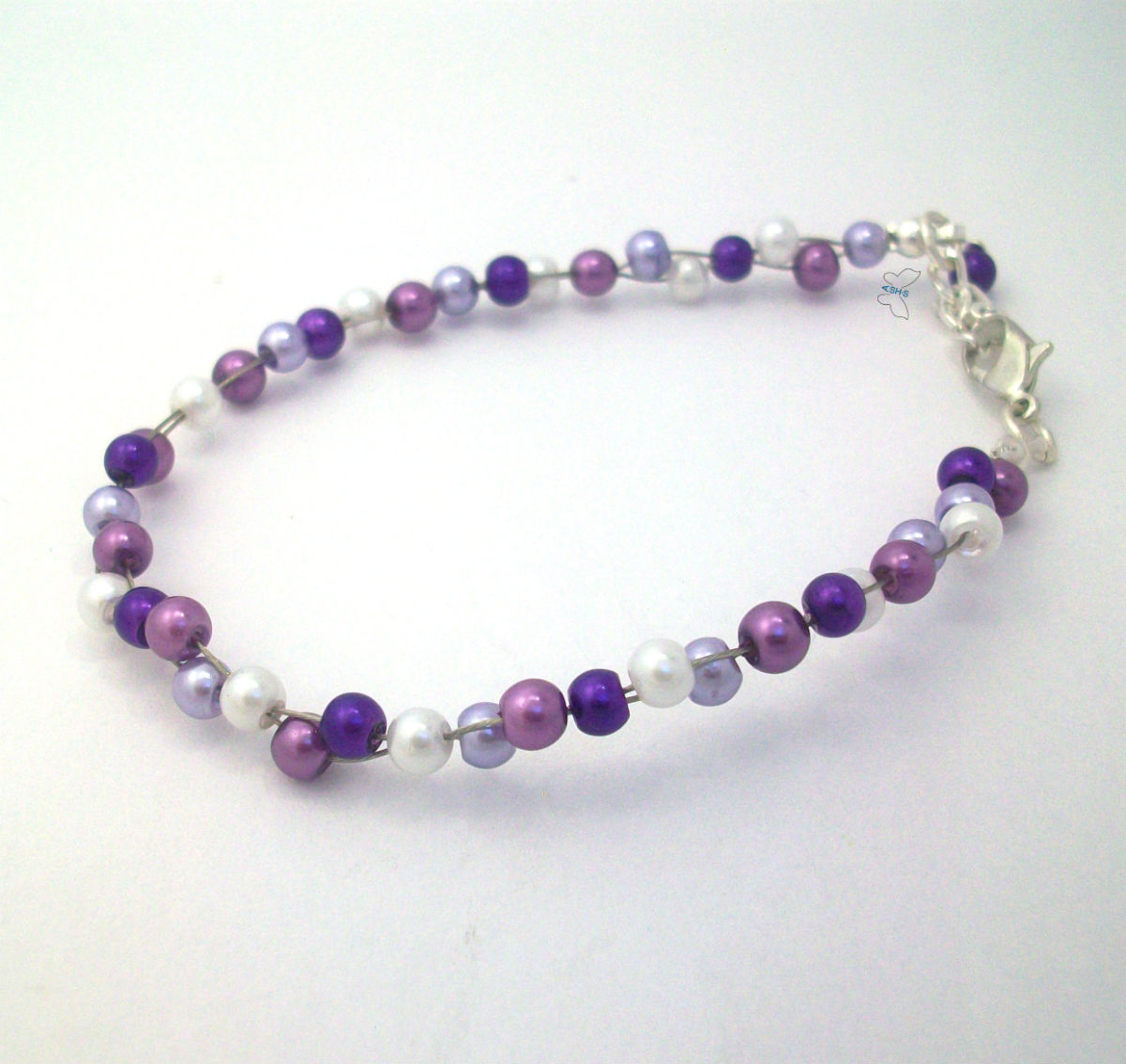 Fialkové něžnosti - náramek