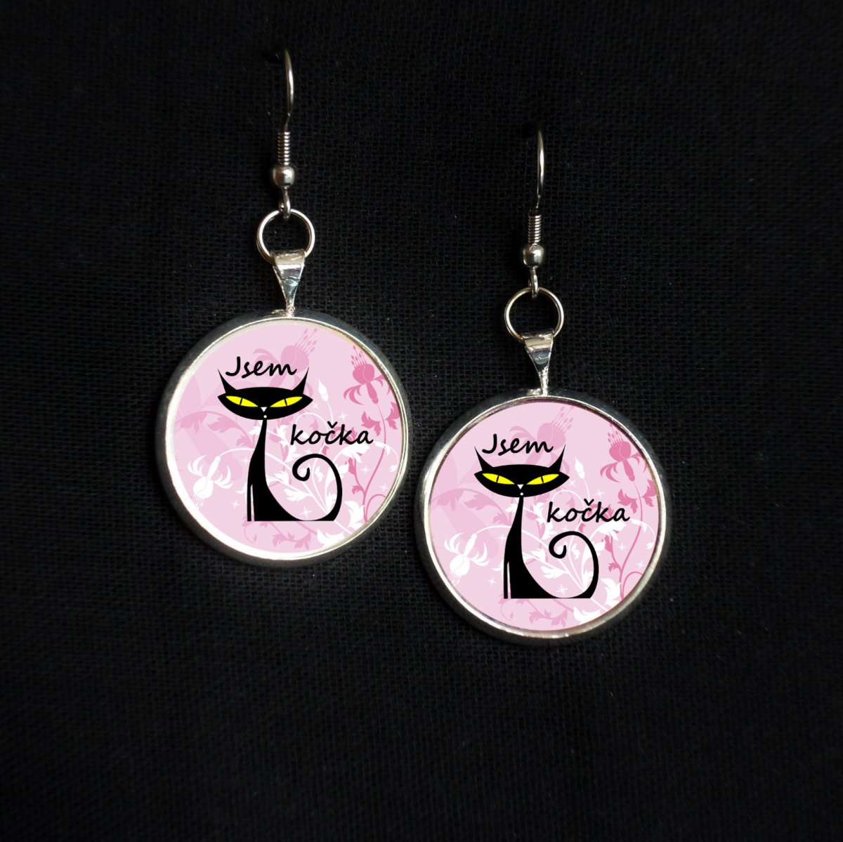 Jsem kočka - náušnice