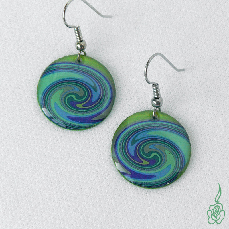 Náušnice se spirálou