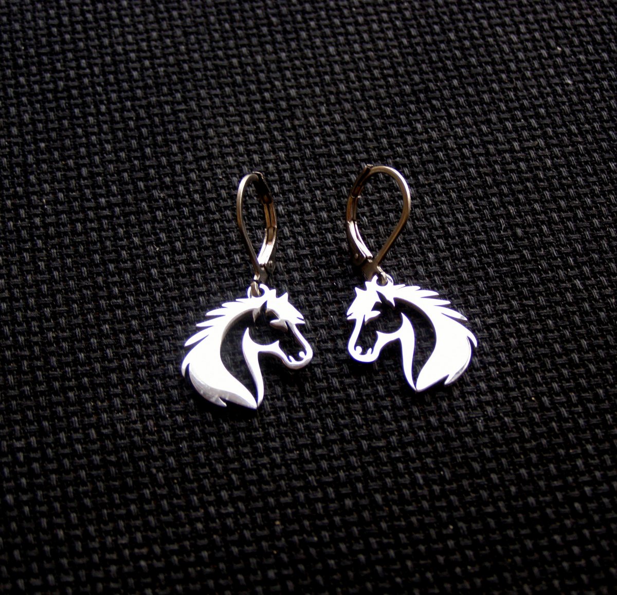 HLAVA KONĚ*ocelové náušnice