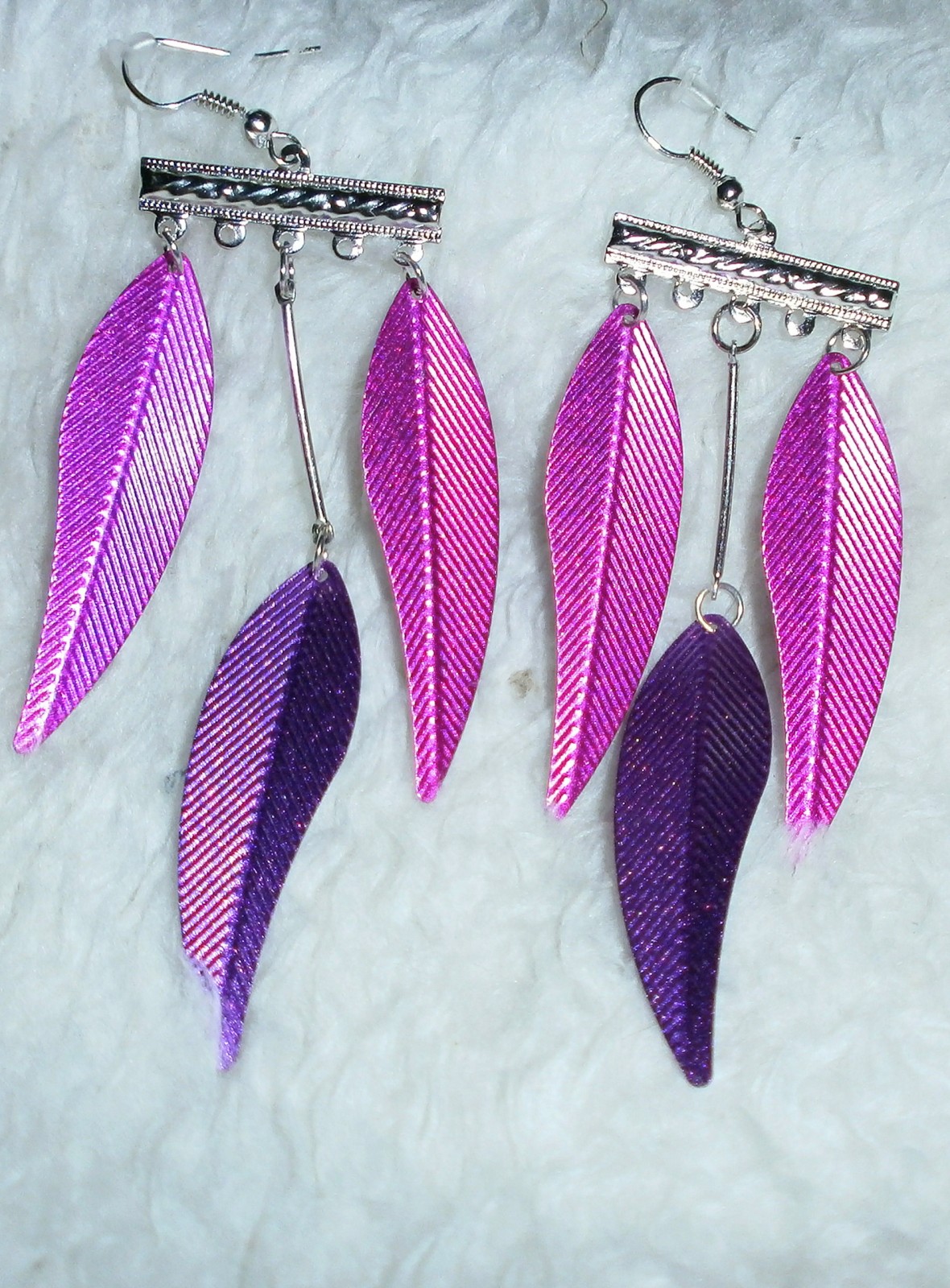 Náušnice s růžovými lístky