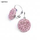 Luxusní náušnice se Swarovski® crystals Lee Ella KL12 Light Rose