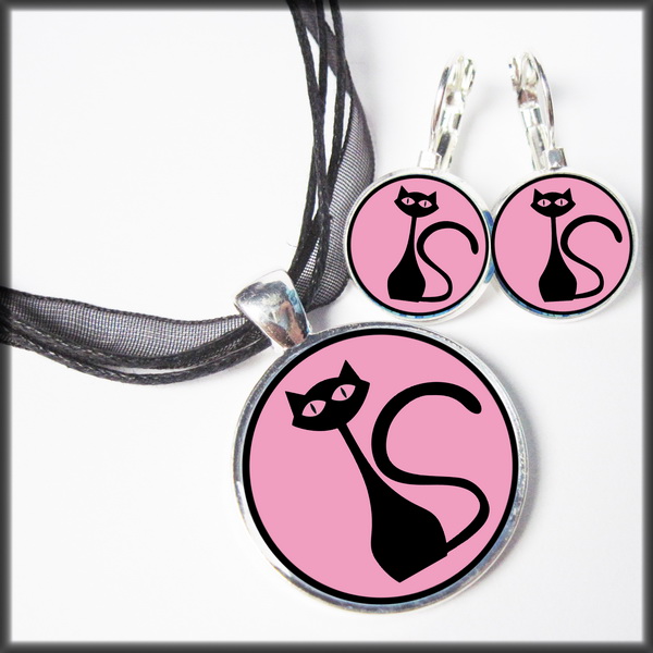 Sada kočičí - růžová