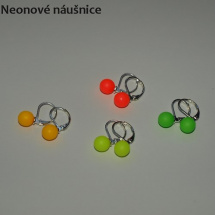 Sada na neonové náušnice