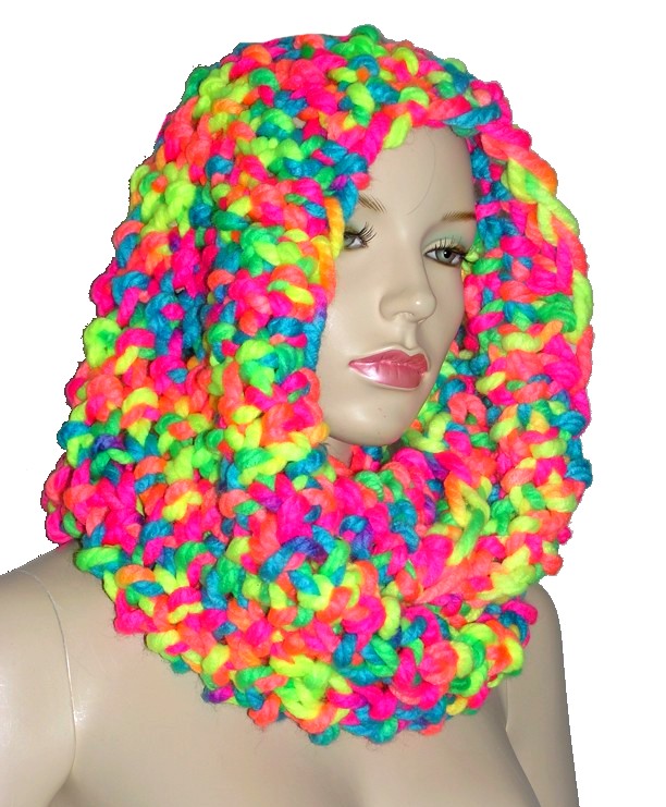 Neonový Maxi nákrčník PINKMIX