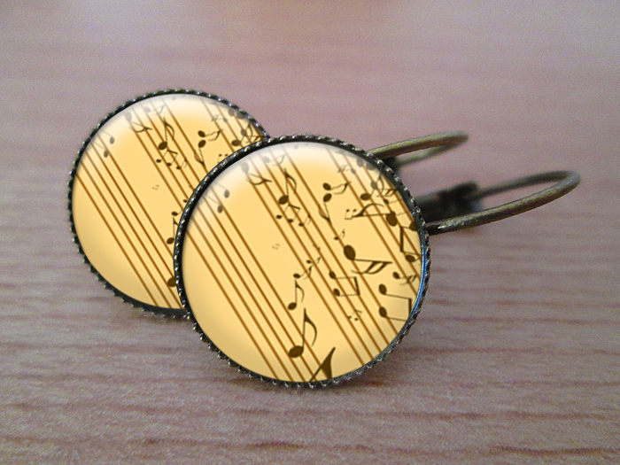 VINTAGE VISACÍ NÁUŠNICE - Ze sbírky písní