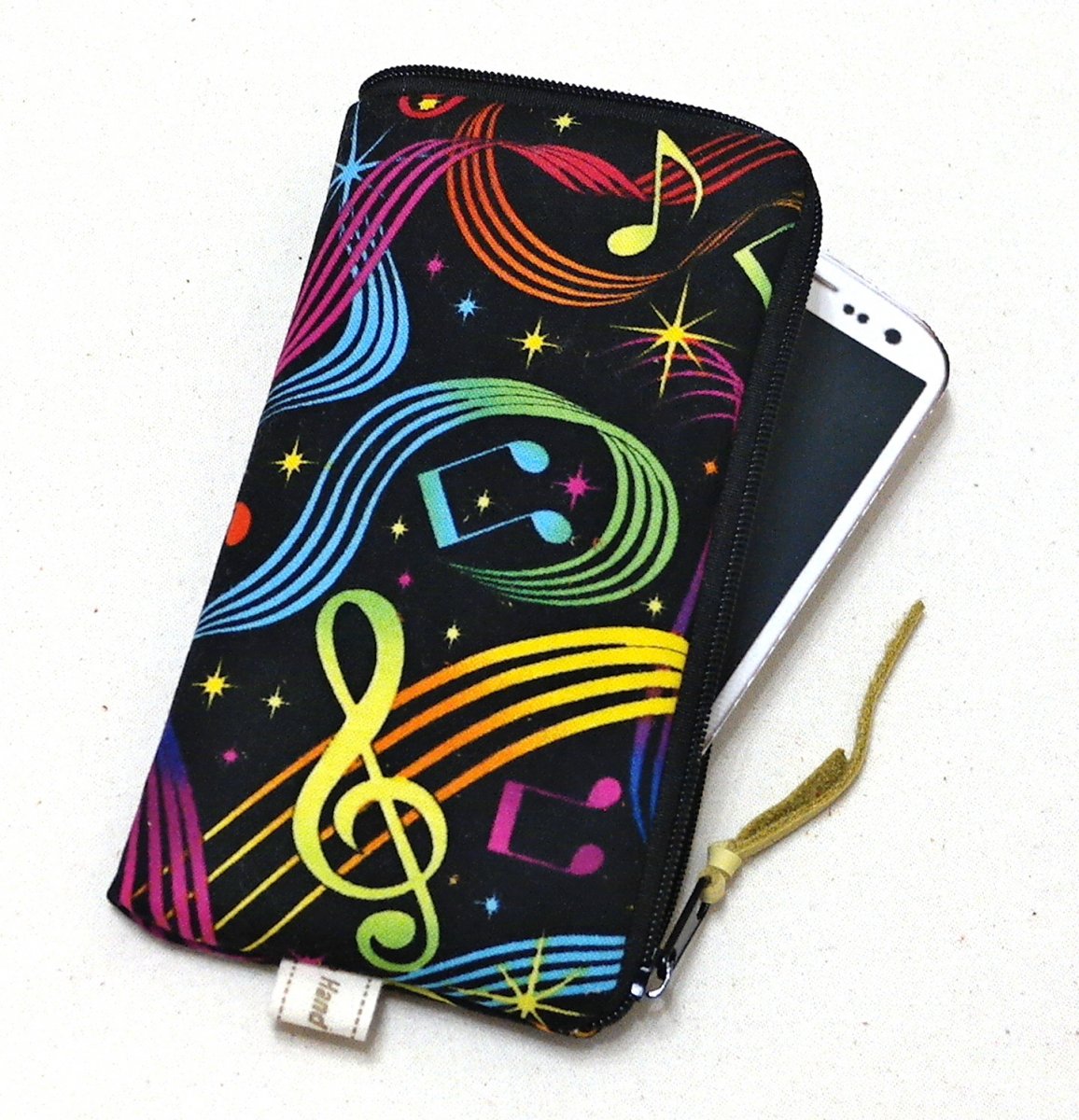 BAREVNÉ NOTY  - obal na mobil