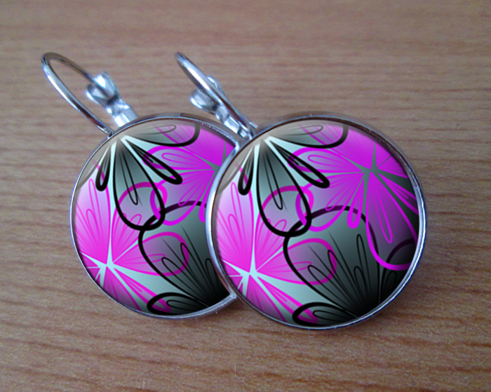 COOL VISACÍ NÁUŠNICE - Fialové